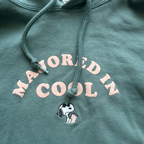 Peanuts hoodie Sz XS be cool teen girl - Picture 4 of 5